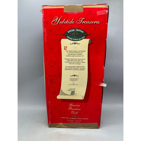 Yuletide treasures genuine porcelain doll Anna 1996 special edition holly READ - Picture 6 of 8
